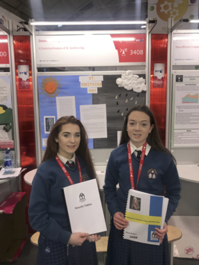 Emma O'Shea and Rebecca Enright – Second Year Students