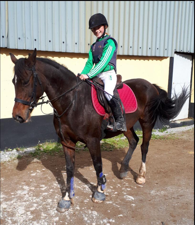 2019 October: Equestrian Success for Desmond College student Kaliyah Enright, pictured on her horse