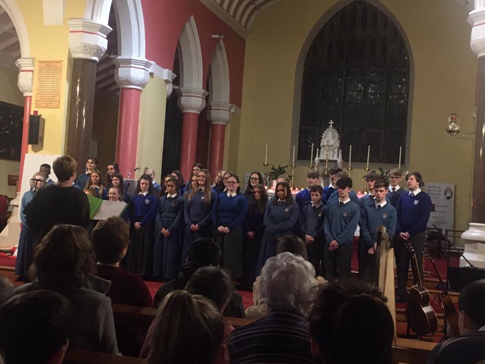 6th December 2019: Desmond College choir singing at the Lions Club Christmas Carol Service